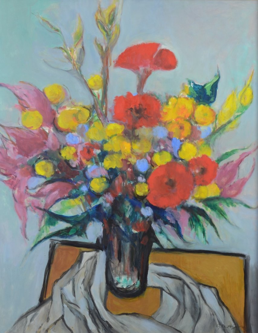 G Ralph Smith (American, PA, 1907-2007), oil on (1 of 2)