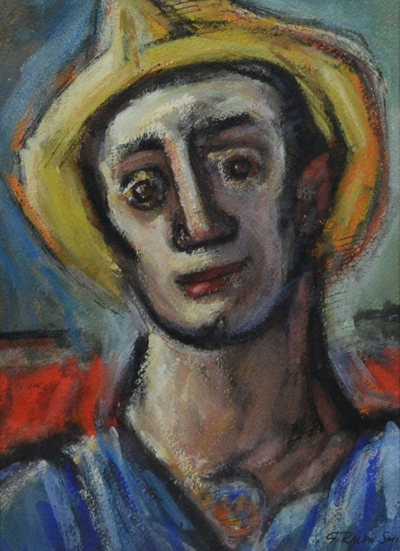 G Ralph Smith (American, PA, 1907-2007), watercolor and (1 of 2)