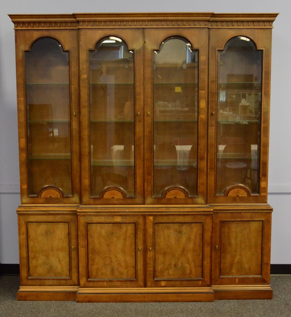 Henredon 18th Century Portfolio 2 part fan inlaid (1 of 3)