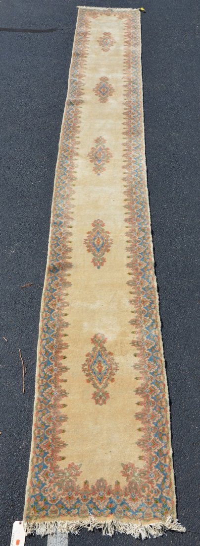 Kirman runner, 2'6" x 20'2" (1 of 3)