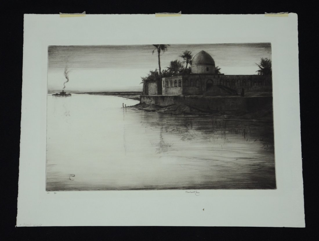 Charles William Cain (British, 1893-1962), etching, A (1 of 2)