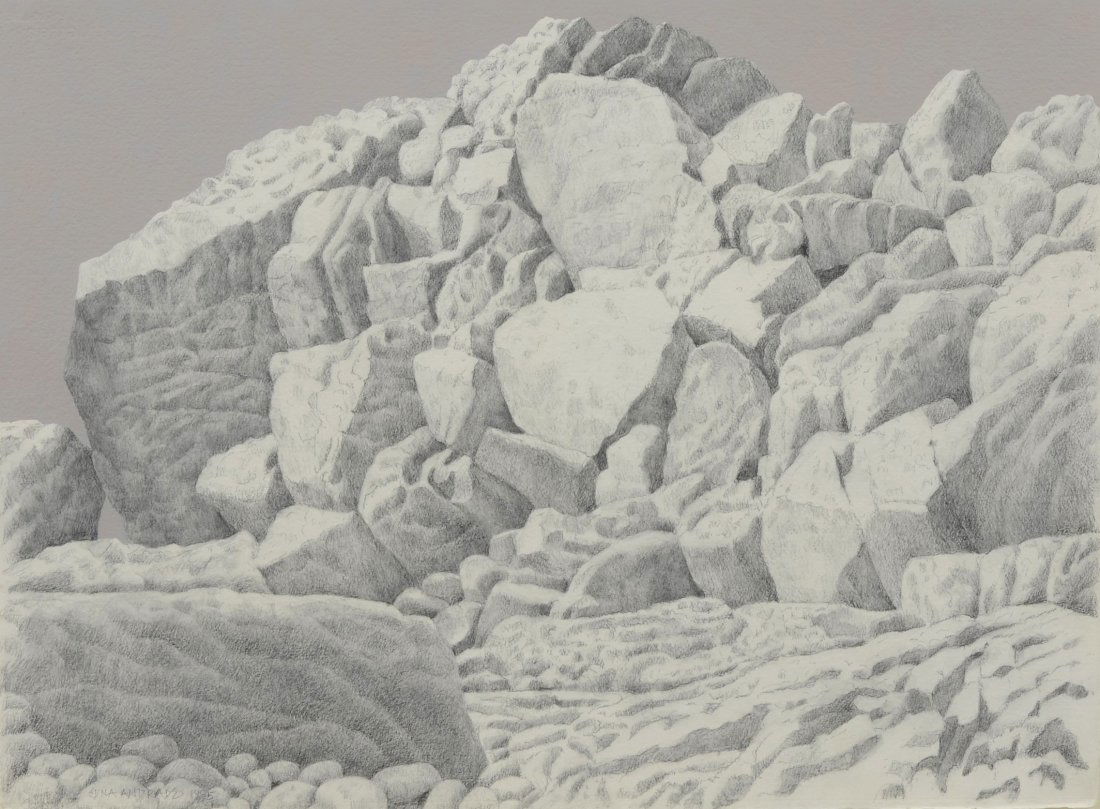 Edna Andrade (American, 1917-2008), graphite and (1 of 3)