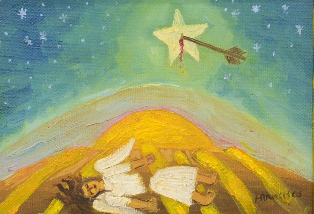 Frank/Francisco Franklin (American, b 1947), oil on (1 of 3)