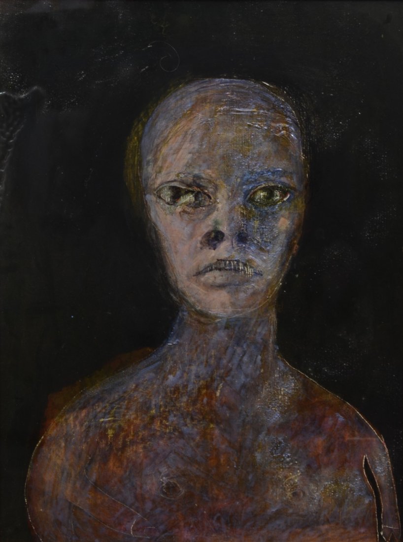 Rachel Bliss (American, b 1962), oil on board, (1 of 2)