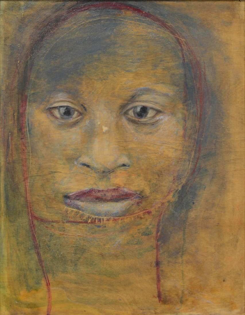 Rachel Bliss (American, b 1962), oil on wood panel, (1 of 3)