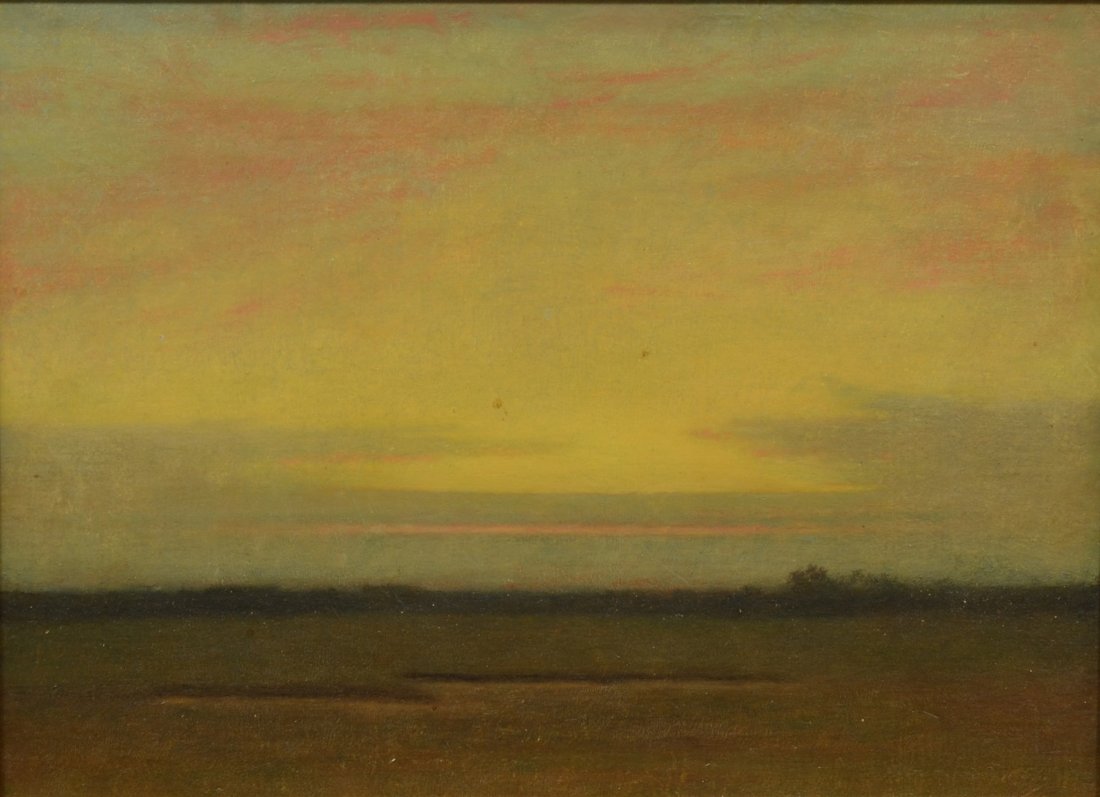 William Sartain (American, 1843-1924),  oil on canvas, (1 of 3)