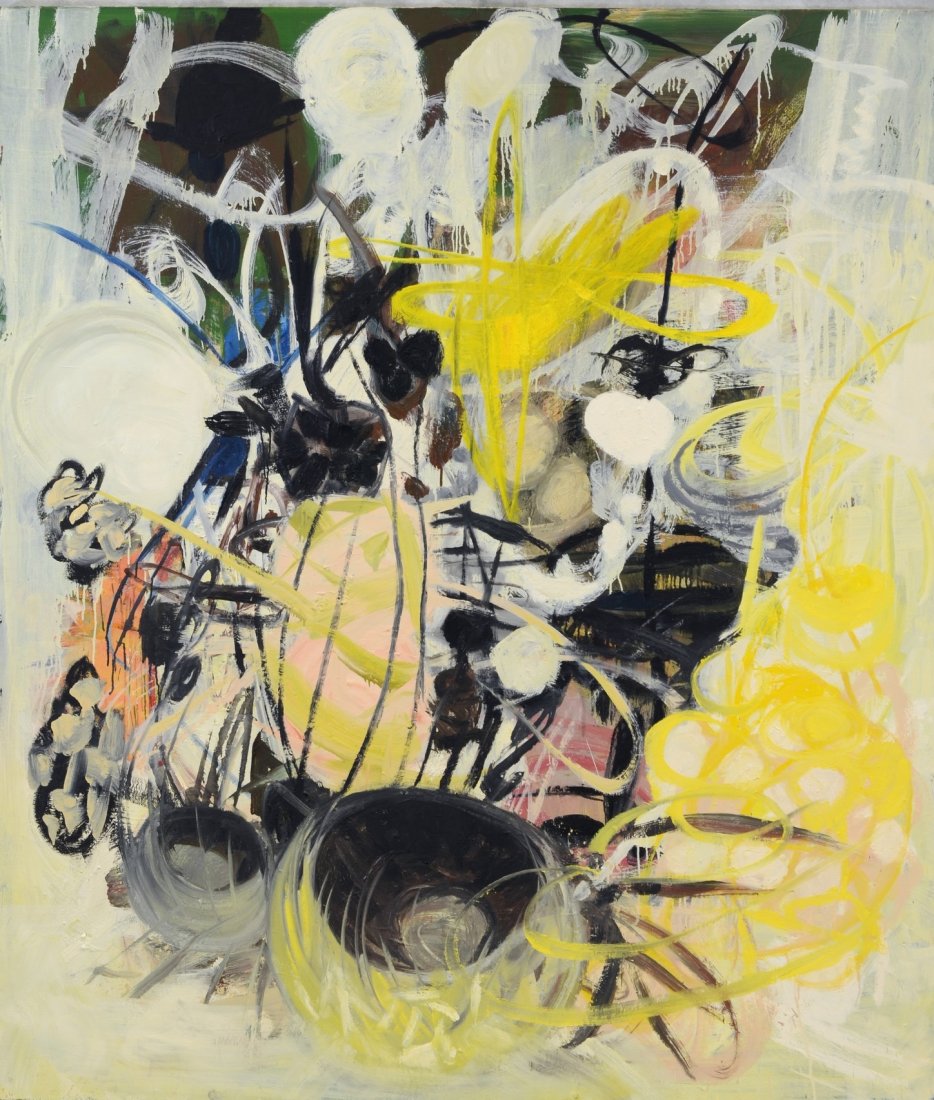 Willy Heeks (American, b 1951), oil on canvas, Billow, (1 of 6)