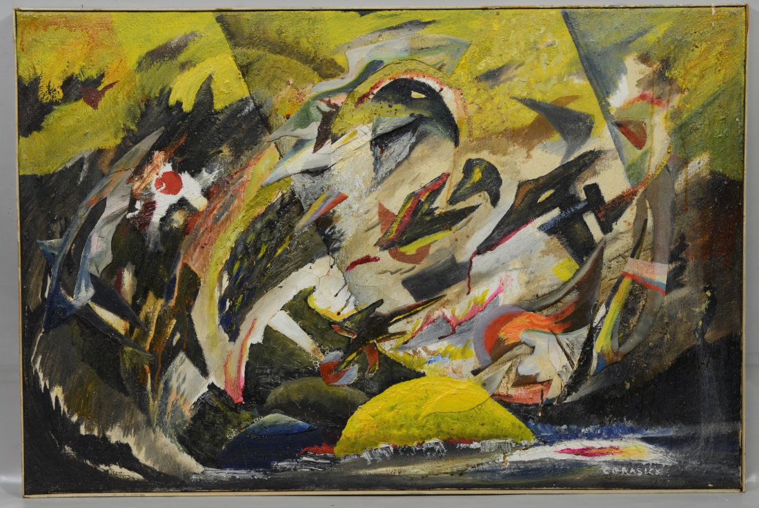 William Corasick (American, 1907-2002), oil on canvas, (1 of 2)