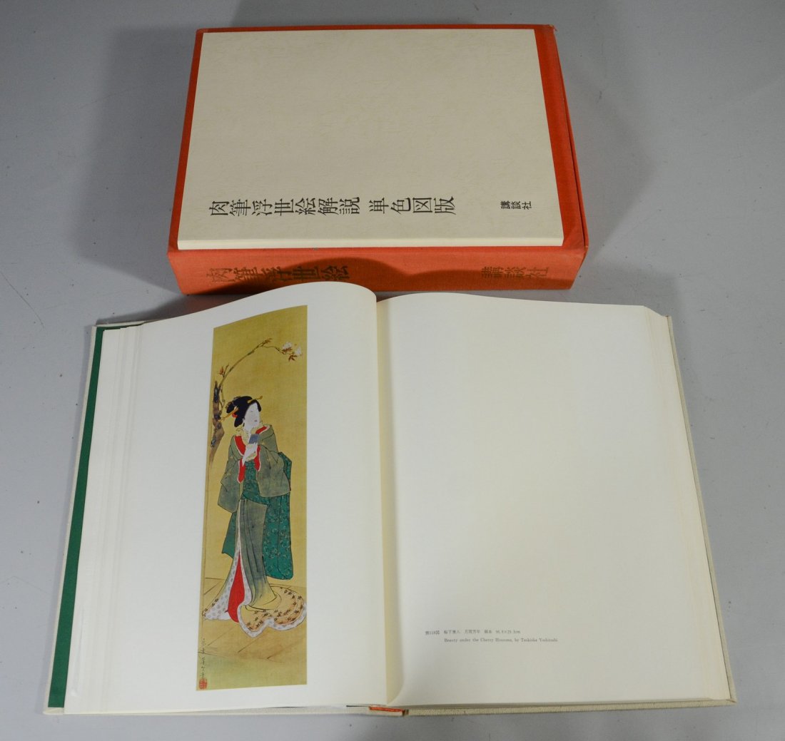 Japanese book of prints in fitted case, Collection of (1 of 3)