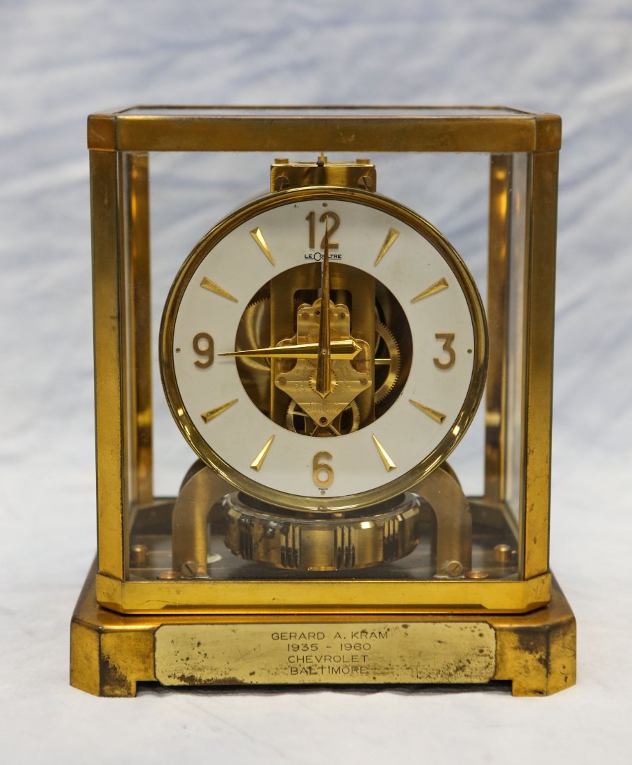 LeCoultre Atmos shelf clock, rising top, caliber 528-6, (1 of 6)