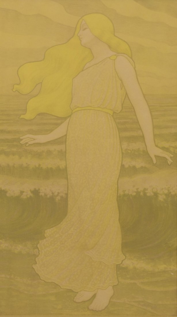 Art Nouveau Lithograph in the style of Paul Emile (1 of 2)