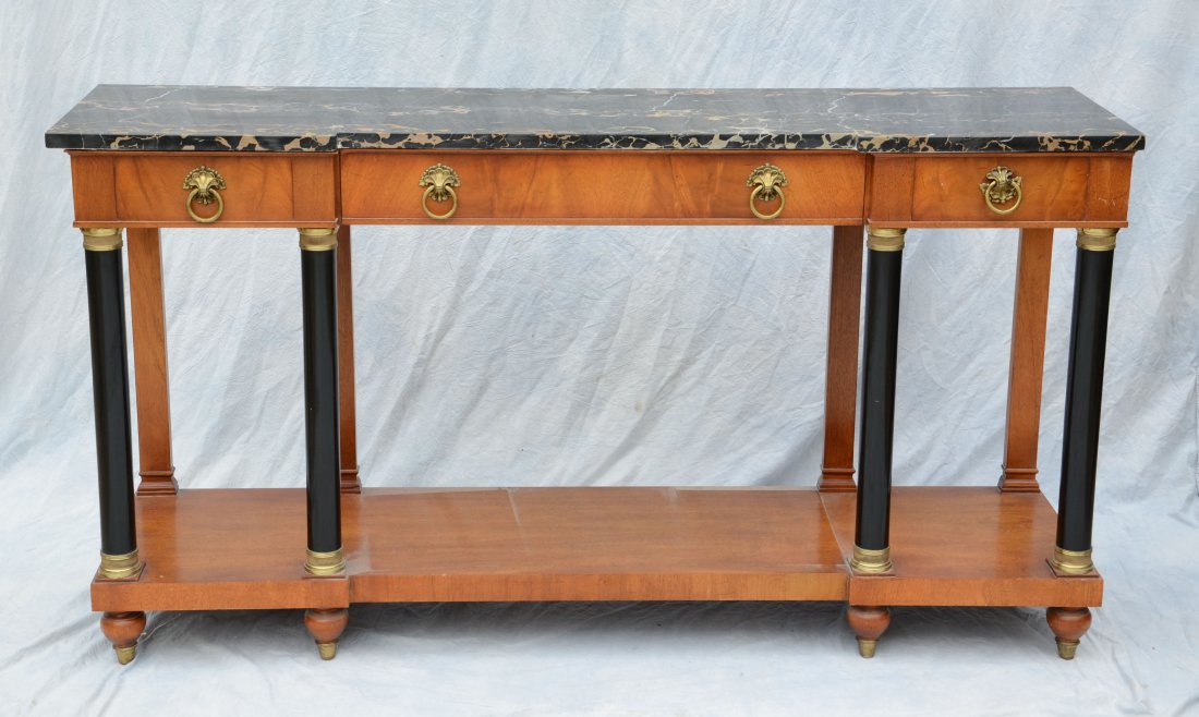 Marble top console table by Wm A Berkey Furniture Co (1 of 5)