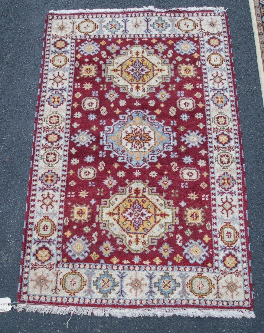 Semi-antique Turkish rug, 3-11" x 6': Semi-antique Turkish rug, 3-11" x 6'