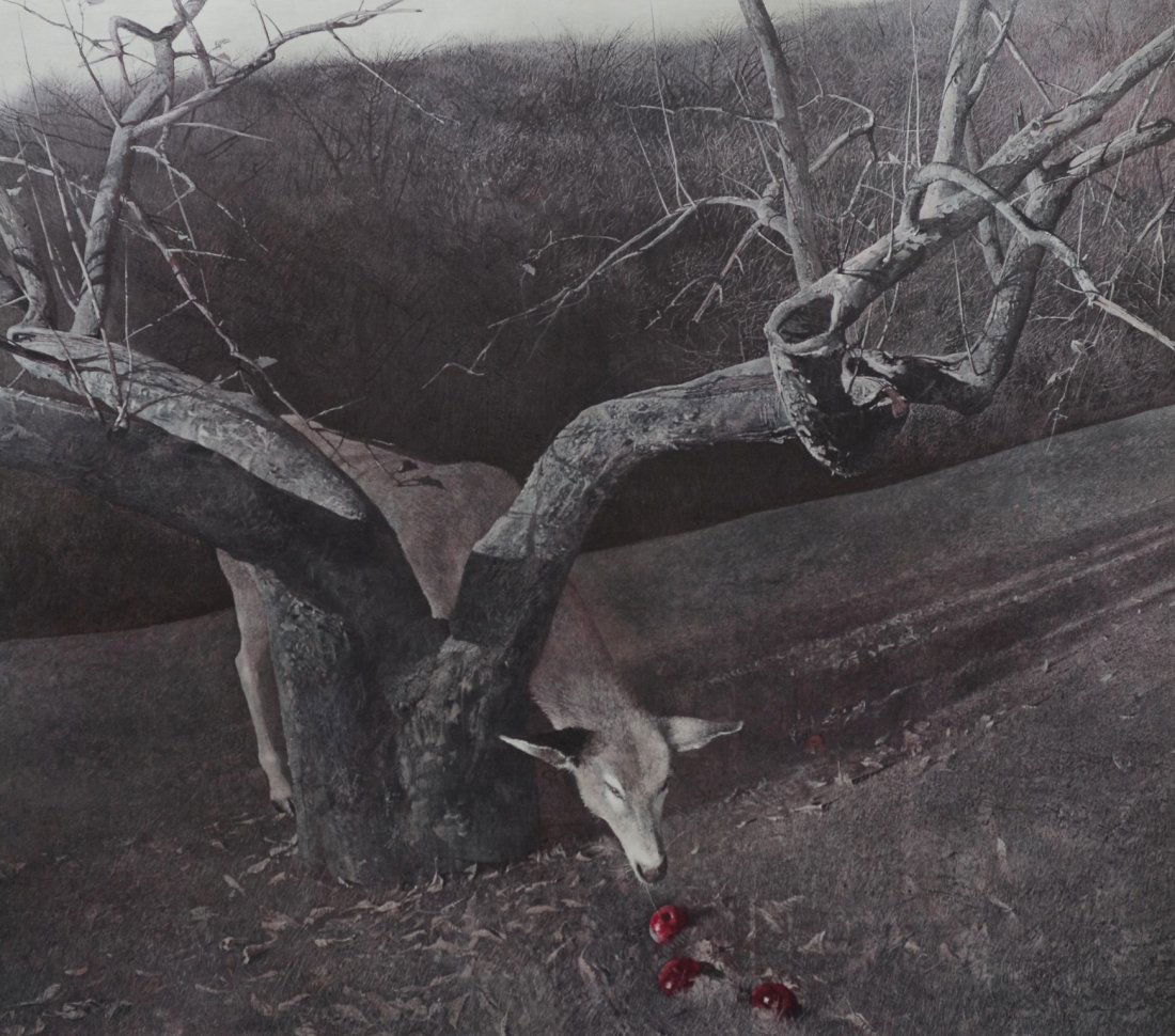 Andrew Wyeth, American, PA, 1917-2009, pencil signed (1 of 3)