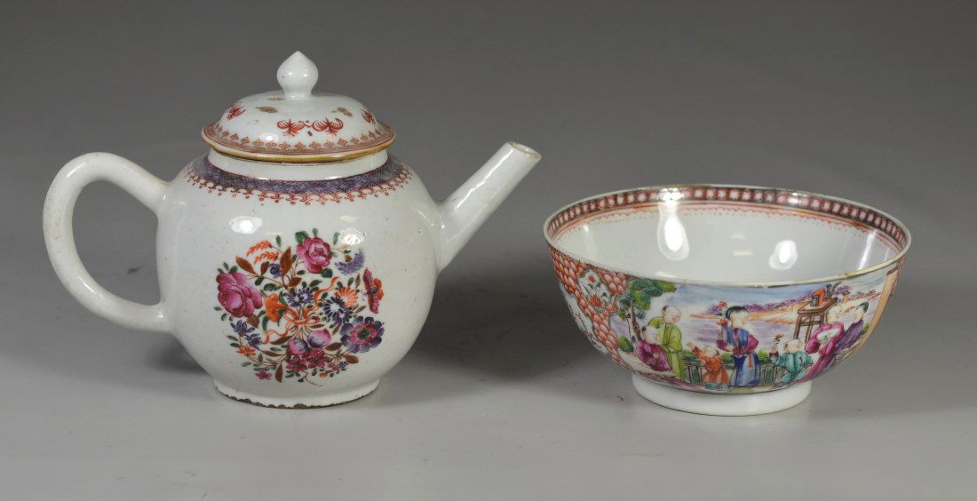 Two (2) pieces of Chinese export 18th century (1 of 7)
