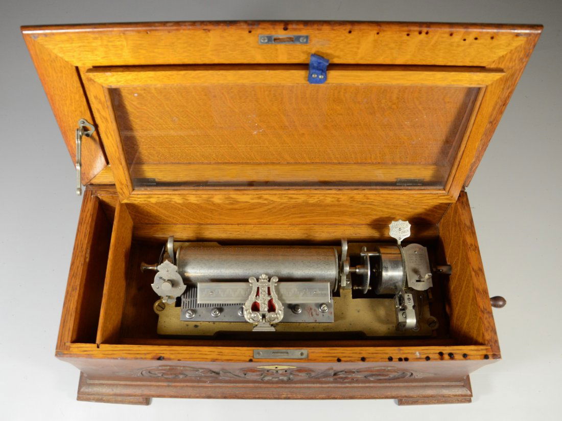 Swiss Mermod Freres 6 tune Forte Piccolo music box (1 of 8)