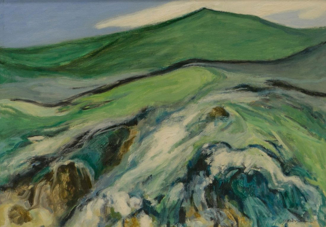 G Ralph Smith, American 20th c, Impressionist landscape (1 of 3)