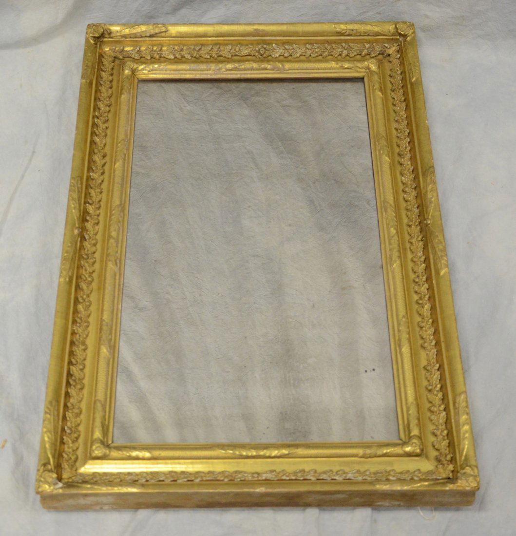 Antique American Empire gilt framed mirror, late 18th (1 of 4)