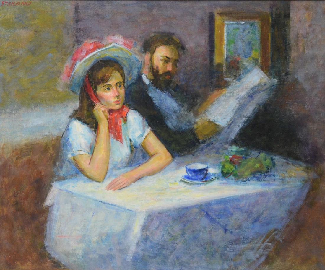 Thomas Strickland, American, 1932-1999, oil on canvas, (1 of 4)