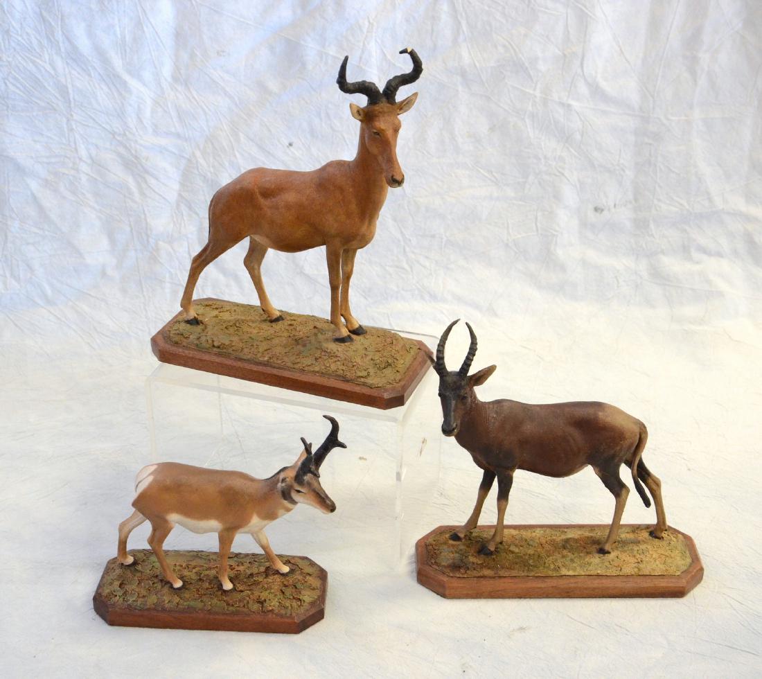 (3) Louis Paul Jonas Studios sculptures, Pronghorn (1 of 3)