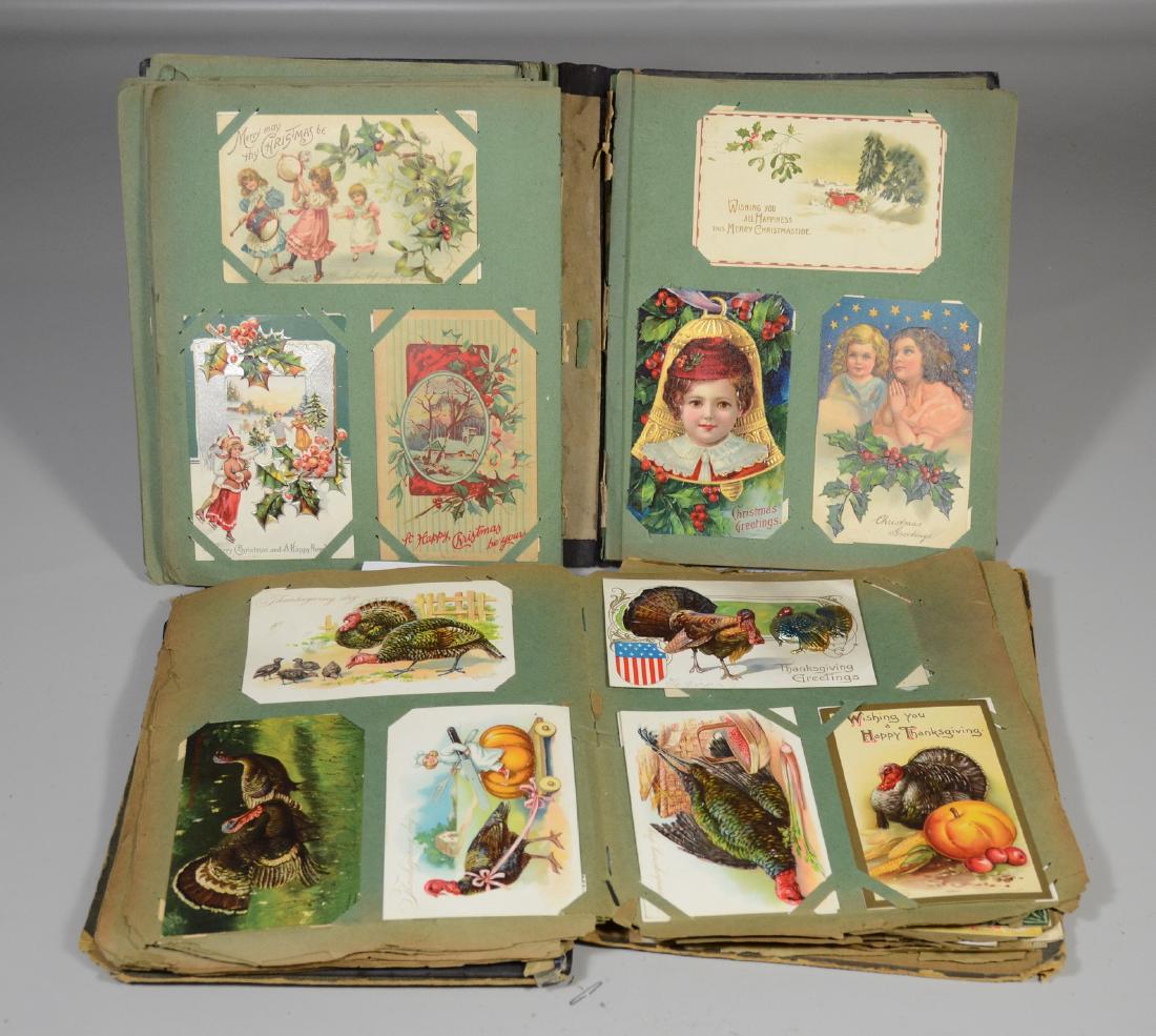 (2) excellent postcard albums, small town, West (1 of 10)