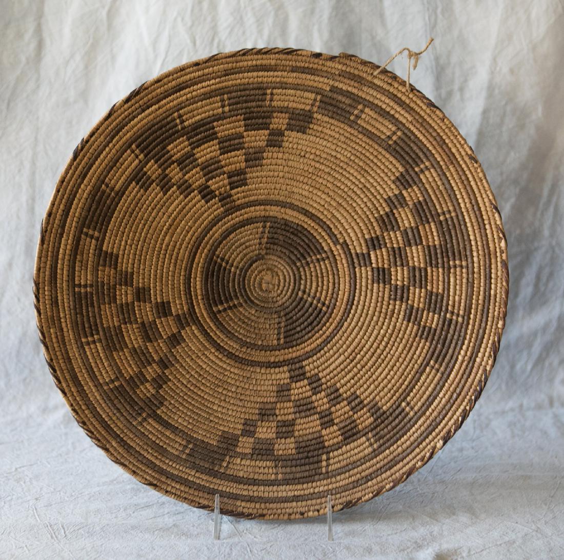 Woven Native American charger, 15-3/4" dia (1 of 1)