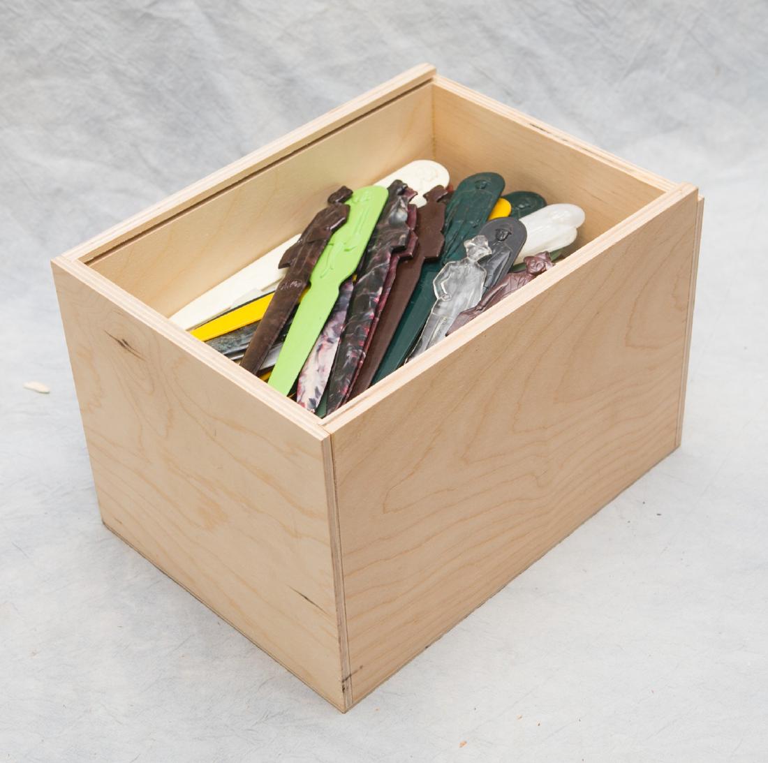 (175) White, yellow, green, red, brown, black, blue & (1 of 2)