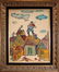272: SIGNED SARINSON ENGRAVING ON TILE