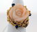 1012: 14KT Y.G ROSE CORAL RING HAND MADE - 3