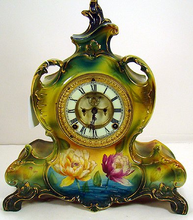 FABULOUS ANTIQUE ROYAL BONN CLOCK LA VENDEE