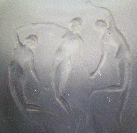 R.LALIQUE TROIS DANSEUERS POWDER BOX - 2