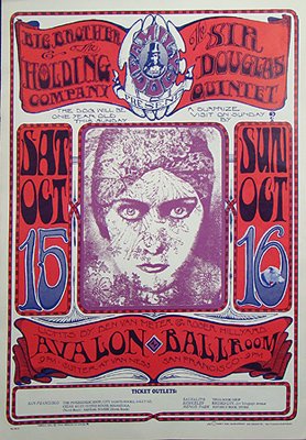 ORIGINAL POSTER MOUSE STUDIOS CONCERT BIG BROTHER