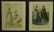 929: PAIR OF 19TH CENTURY FRENCH ENHANCED PRINTS
