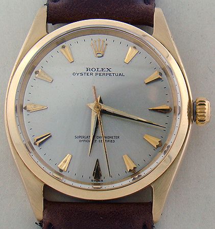 14KT Y.G. 1950'S ROLEX OYSTER PERPETUAL - 2