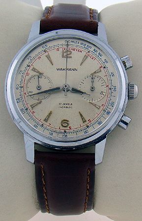 MENS S/S WAKMANN CHRONOGRAPH 1950'S