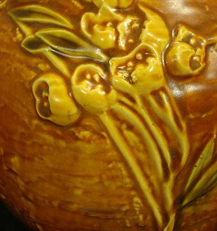 ROSEVILLE TRIAL GLAZE IXIA FACTORY LAMP 8 INCH - 2