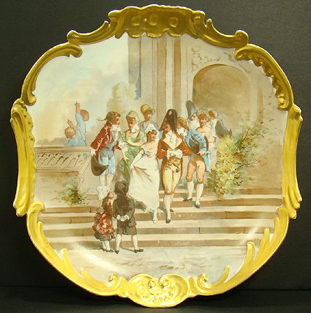 VINTAGE ENAMELED DEPRESSION ERA VASES