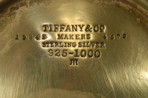 HEAVY VINTAGE TIFFANY STERLING SILVER BOWL - 3