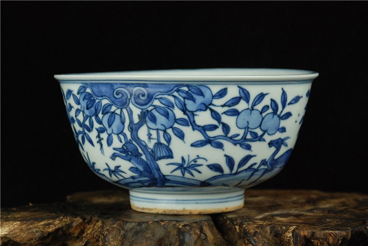 Fine Chinese Porcelain Blue & White Bowl (1 of 6)