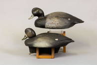 Jim Schmiedlin Pair of Bluebill Duck Decoys,