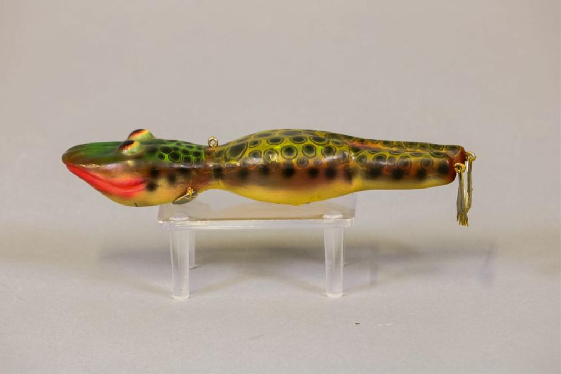 Bud Stewart Frog Fish Spearing Decoy, Flint, MI, (1 of 6)