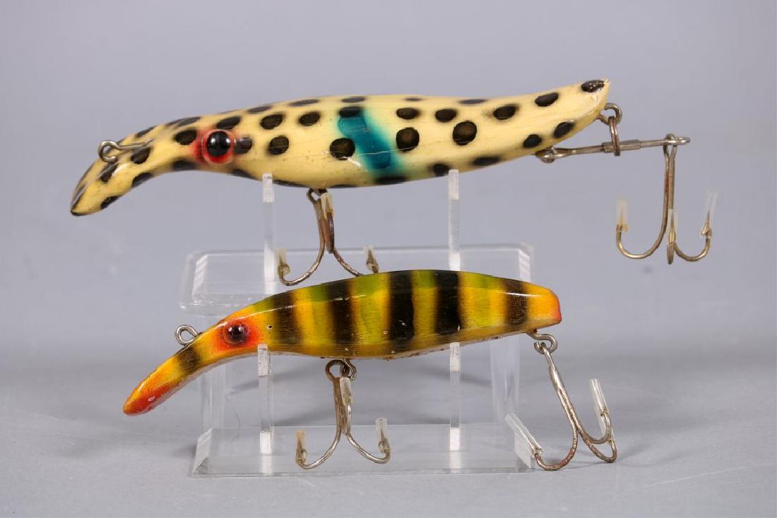 Lot of 2 Rare Bud Stewart, Flint, MI, Fishing (1 of 6)