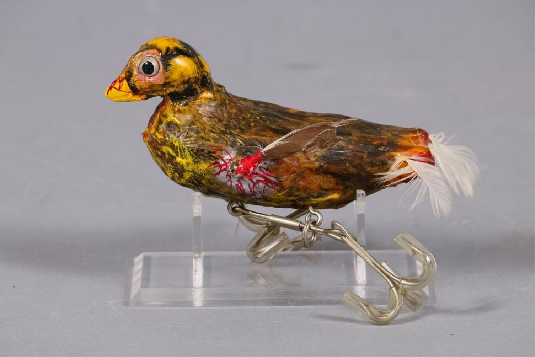 Bud Stewart Injured Duckling Fishing Lure, Flint, (1 of 6)