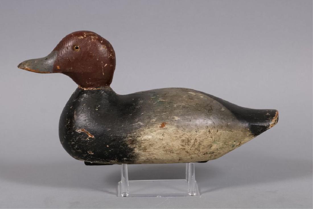 Pratt Redhead Drake Duck Decoy, Joliet, IL, (1 of 6)