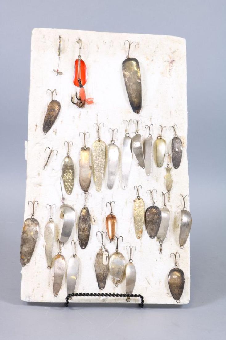 Lot of 28 Vintage Fishing Spoons by Various (1 of 4)