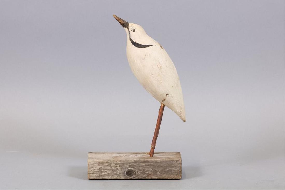 Shorebird Hand Carved by Unknown Maker, 11"T x (1 of 5)