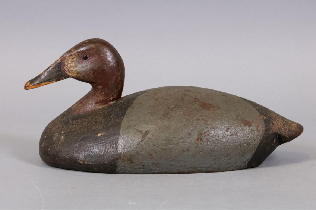Canvasback Drake Duck Decoy by Unknown Mi, (1 of 6)