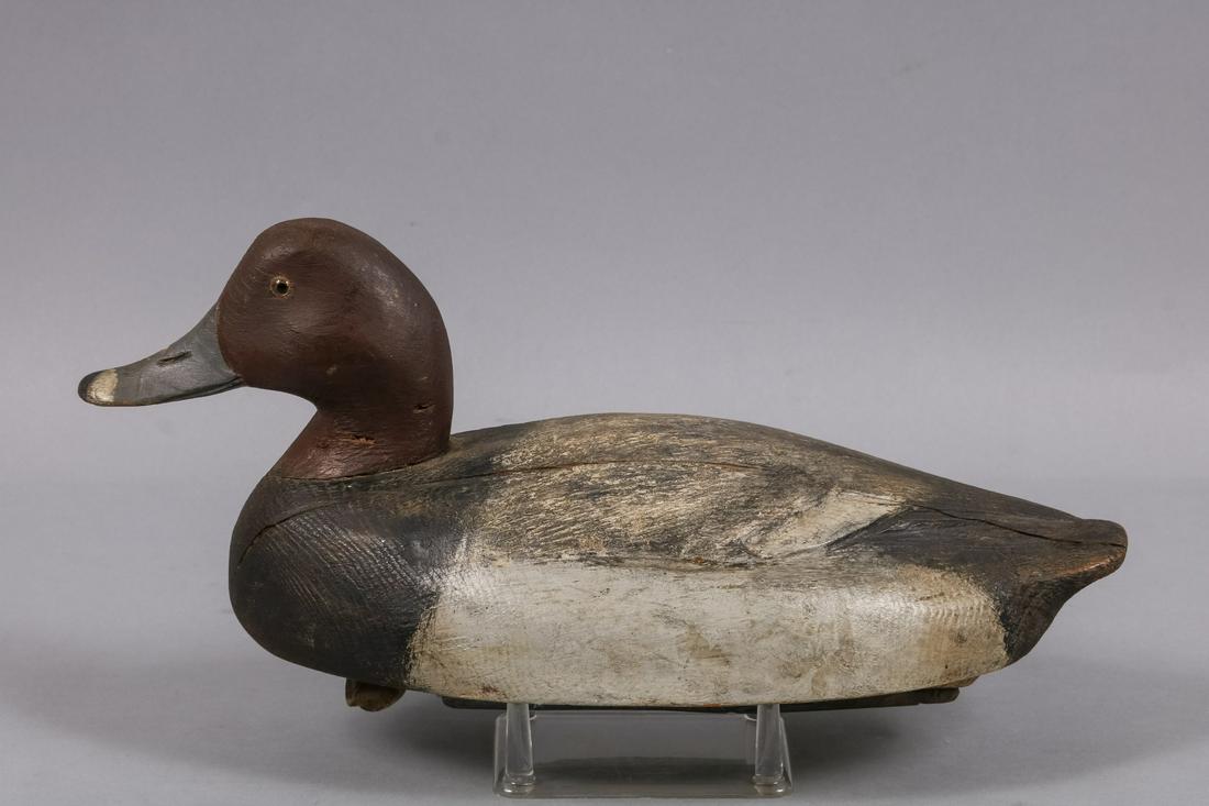 Early Ben Schmidt Redhead Drake Duck Decoy, (1 of 6)