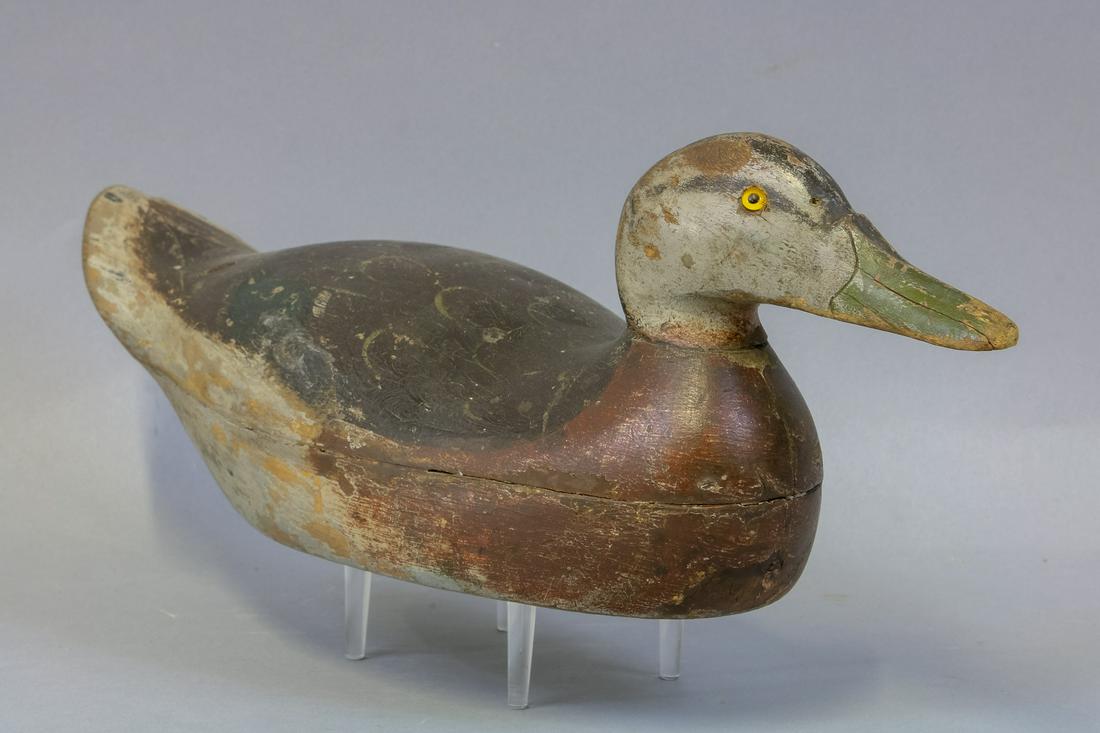 Mason Mallard Drake Duck Decoy, Detroit, MI, (1 of 6)
