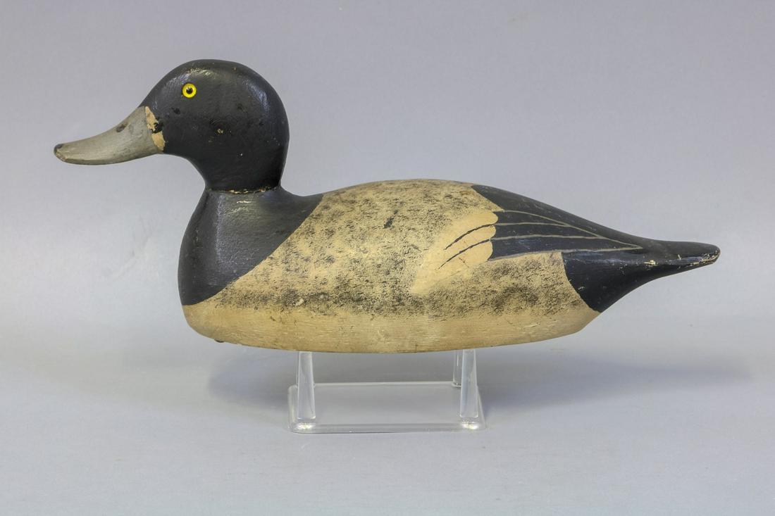 Evans Bluebill Drake Duck Decoy, Ladysmith, WI, (1 of 6)